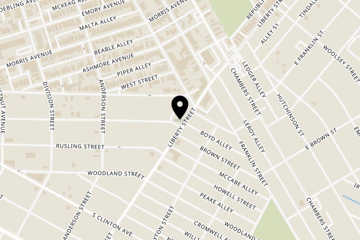 Map showing the location of Don Julio's Bar and Grill on 900 Liberty St in Trenton
